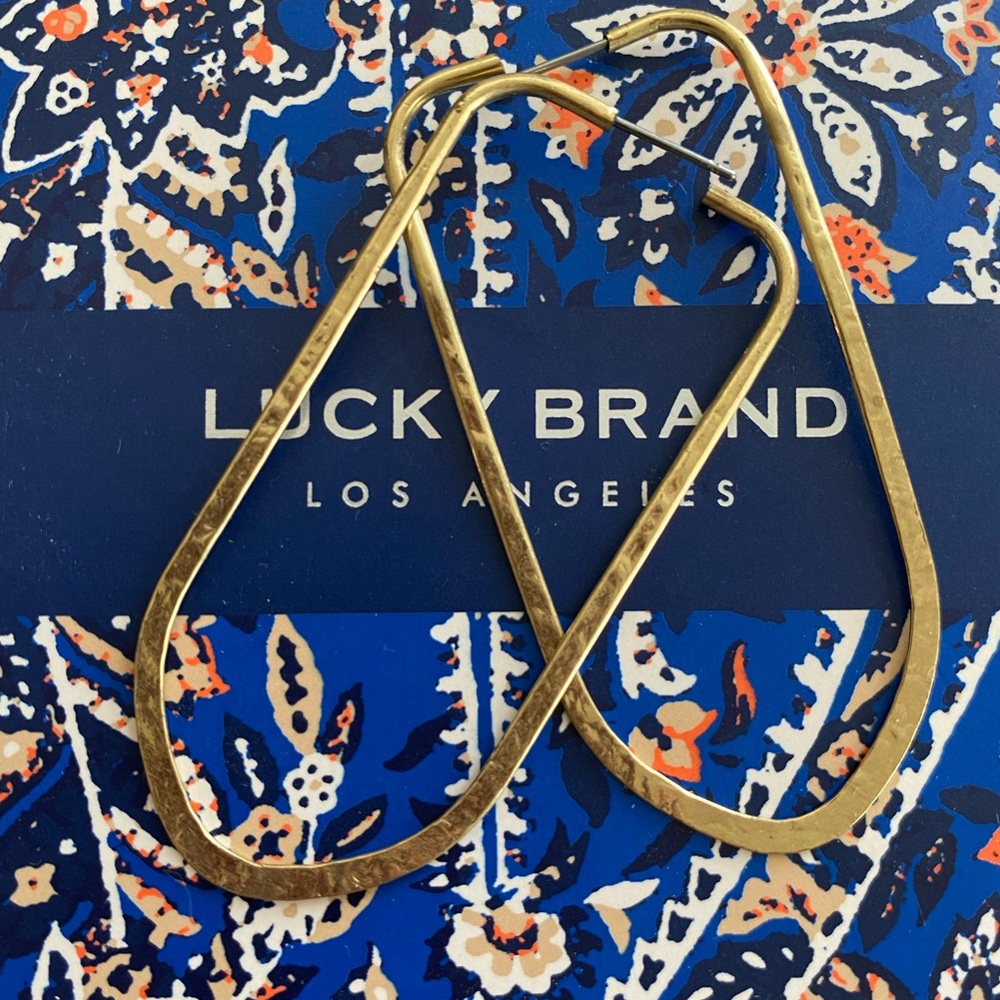 Lucky brand hoop earrings